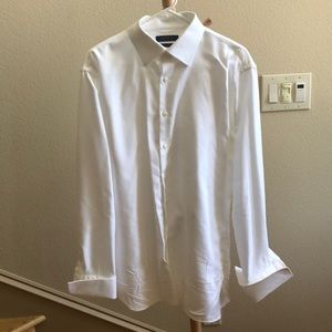 Mens White Dress Shirt